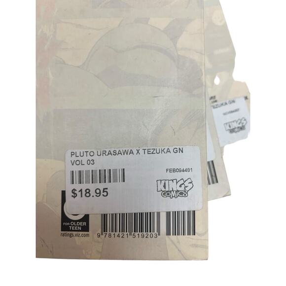 Pluto Manga Vol.‎ 1-4 English Language Viz Media - Picture 5 of 5